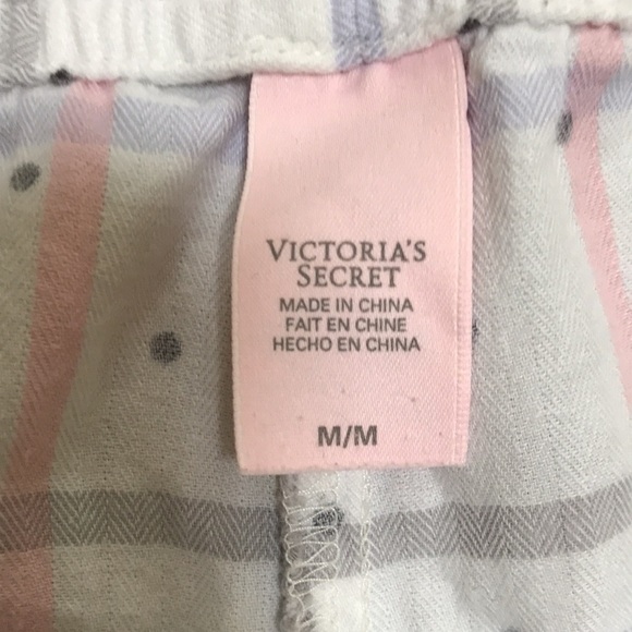 Victoria’s Secret medium white dot print pajamas. - Picture 3 of 7